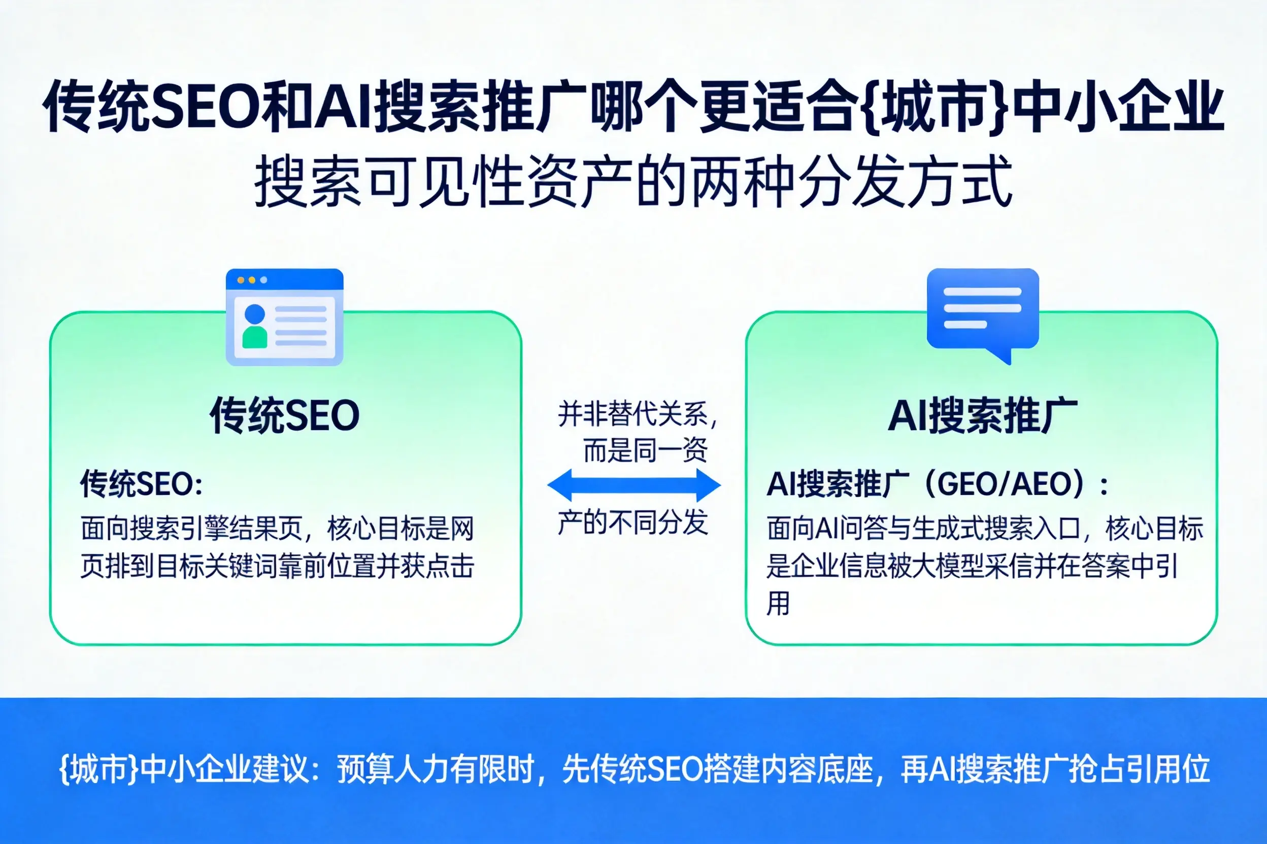 传统SEO和AI搜索推广哪个更适合佳木斯中小企业