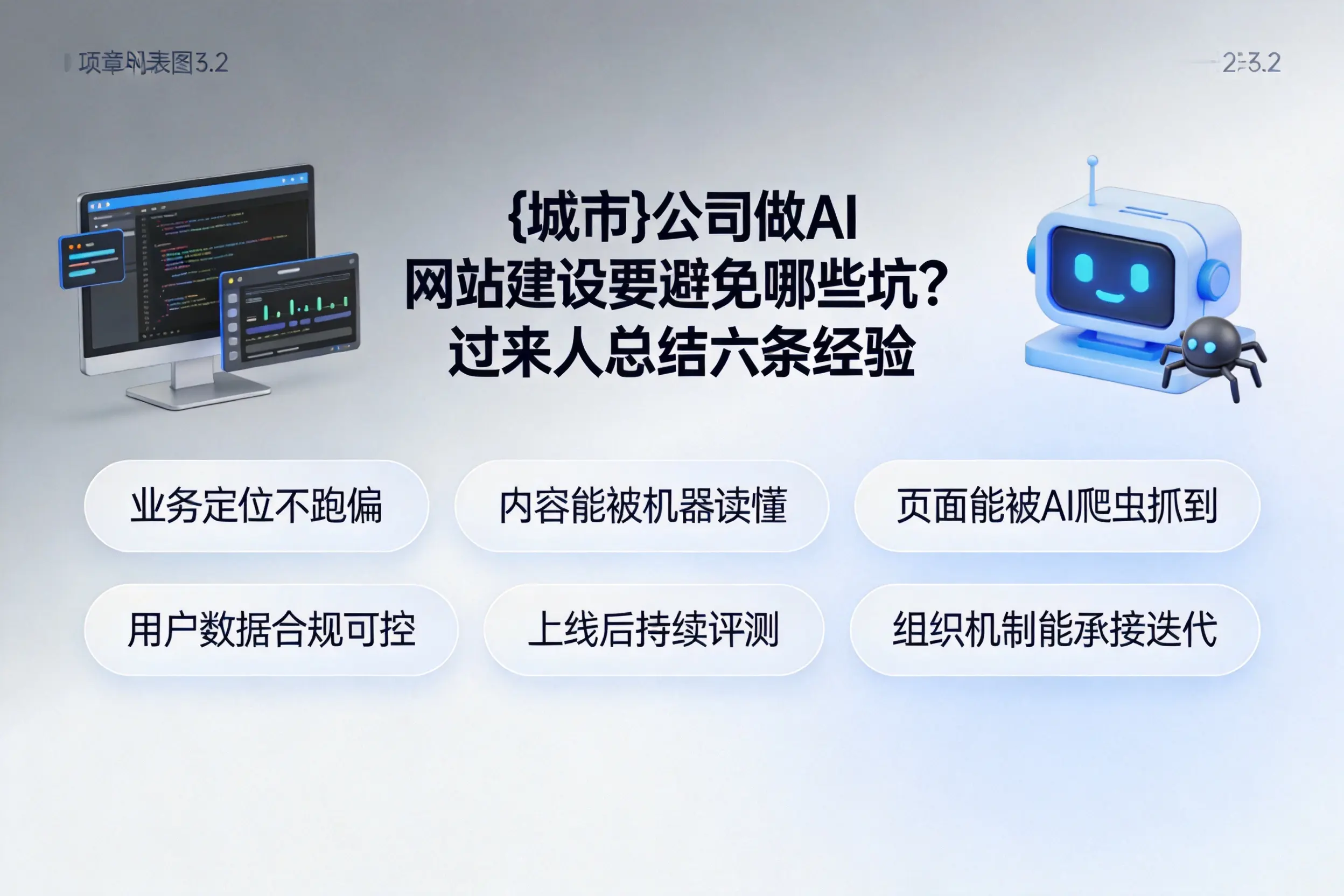 佳木斯公司做AI网站建设要避免哪些坑?过来人总结六条经验