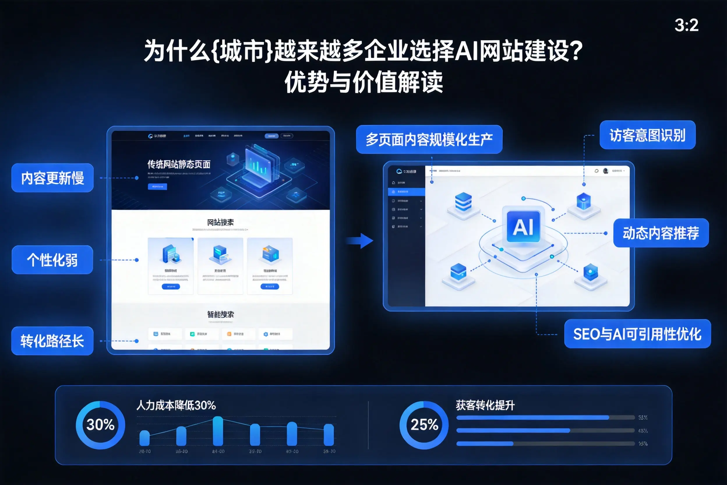 为什么佳木斯越来越多企业选择AI网站建设?优势与价值解读