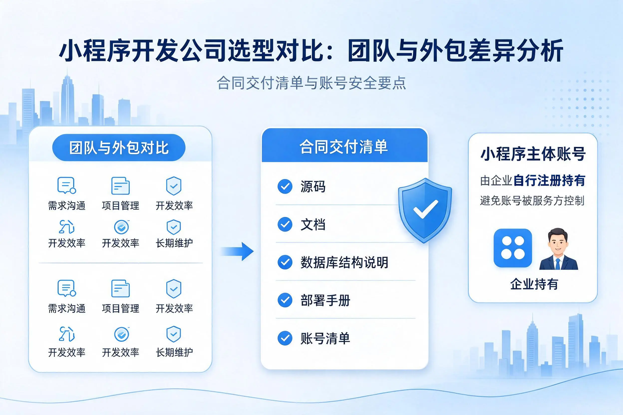 佳木斯小程序开发公司选型对比：团队与外包差异分析