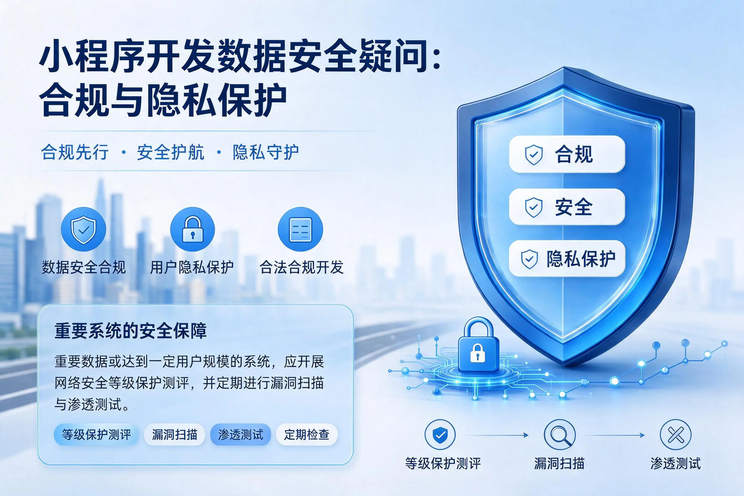 佳木斯小程序开发数据安全疑问：合规与隐私保护